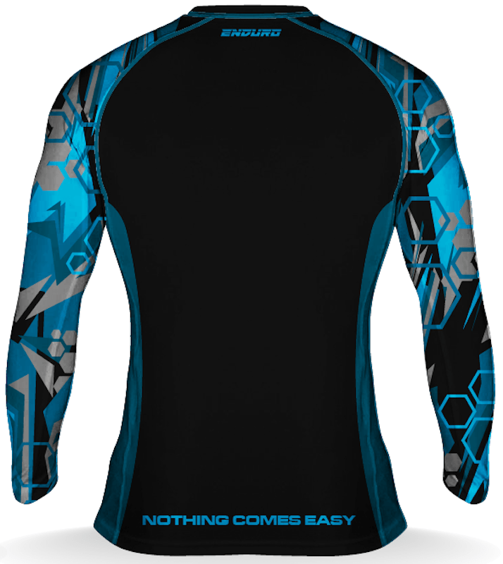 Enduro Black/Blue - Athletic Skins