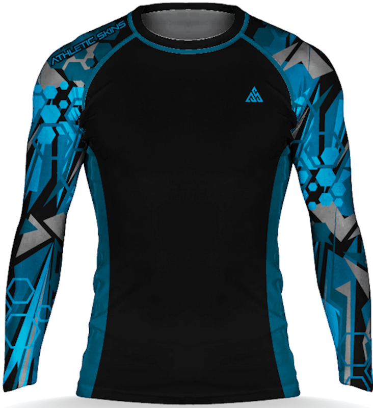 Enduro Black/Blue - Athletic Skins