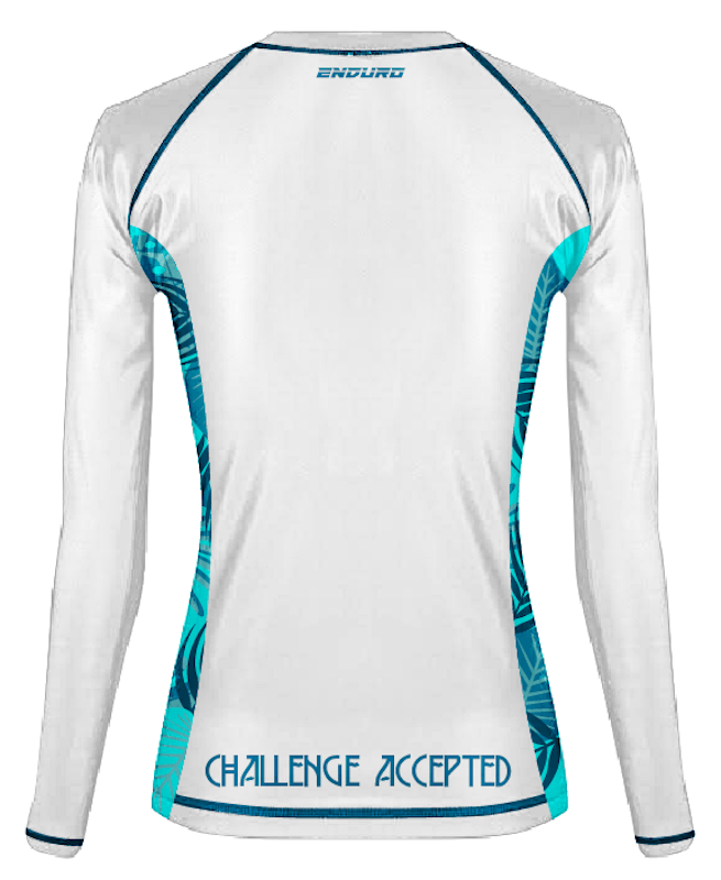 Enduro White/Blue - Athletic Skins